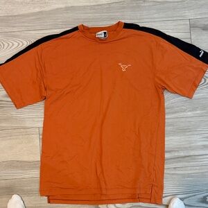 Vintage Orange and Black University of Texas Men's Puma Shirt